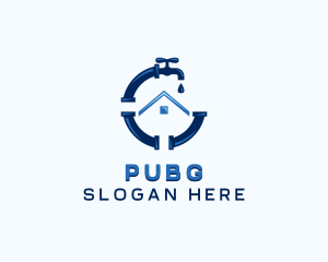 Plumbing Faucet Pipes Logo