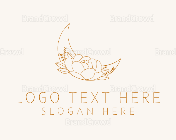 Lunar Fashion Flower Logo