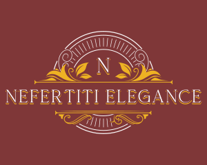 Luxury Ornamental Boutique logo design