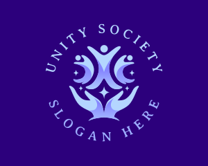 Society - People Community Foundation logo design