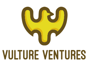 Vulture - Yellow Bird Shield logo design