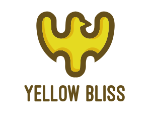 Yellow Bird Shield logo design