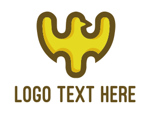 Shield - Yellow Bird Shield logo design