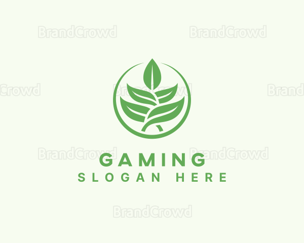 Leaf Plant Gardening Logo