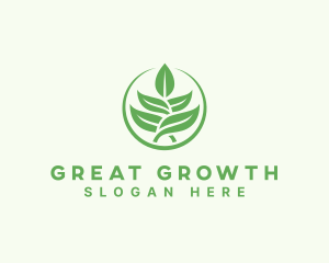 Leaf Plant Gardening Logo