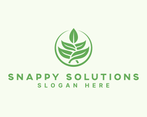 Leaf Plant Gardening Logo