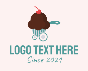 Celebration - Cupcake Food Cart logo design