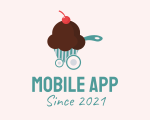 Snack - Cupcake Food Cart logo design