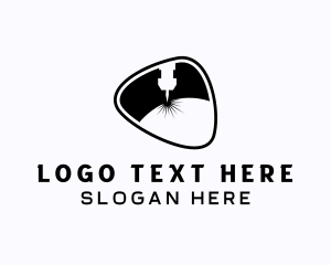 Mechanical - Metal Laser Industrial Machinery logo design