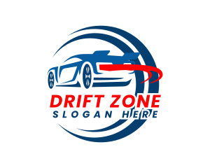 Sports Car Drift logo design