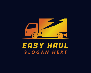 Transport Logistics Truck logo design