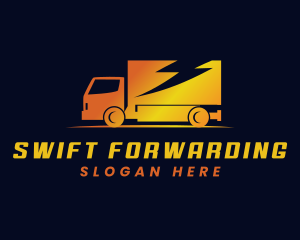 Transport Logistics Truck logo design