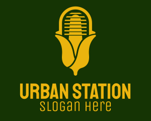 Station - Yellow Corn Radio logo design