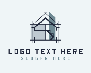 Real Estate - House Architect Builder logo design