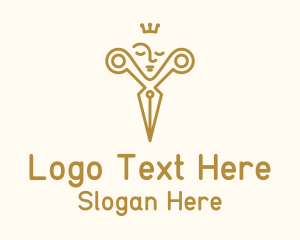 King - Golden King Barbershop logo design