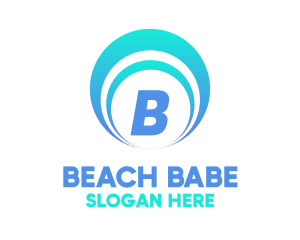 Beach Seashell Resort logo design