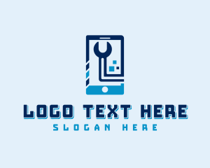 Spanner - Phone Repair Software logo design