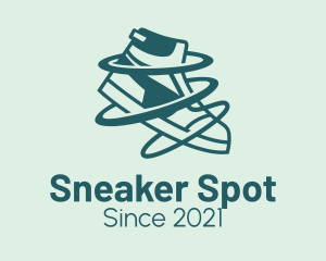 Kicks - Sneakers Shoes Orbit logo design