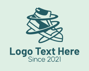 Kicks - Дизайн на лого на маратонки Обувки Орбита