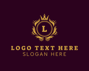 Gold - Gold Fashion Crown logo design