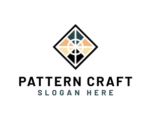 Floor Pavement Tile Pattern logo design