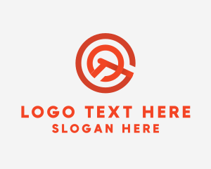 Stream - Clock Letter Q Business logo design
