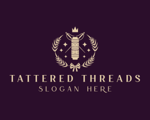 Royal Sewing Thread Needle  logo design