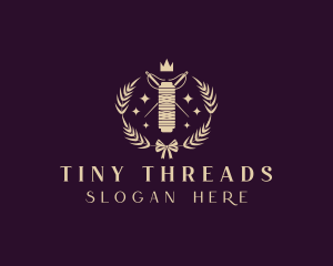 Royal Sewing Thread Needle  logo design