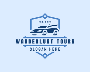 Touring - Car Auto Transport logo design