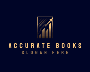 Bookkeeper - Premium Investment Chart logo design