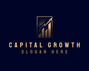 Premium Investment Chart logo design