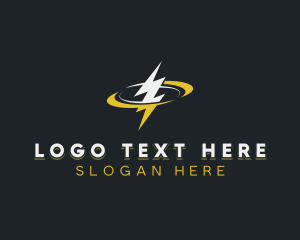 Power - Thunder Bolt Energy logo design