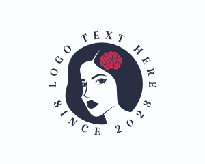 Flower - Beauty Woman Influencer logo design