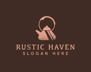 Rustic Kettle Cafe logo design