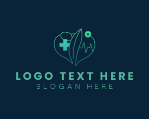 Cardiology - Organic Heart Medicine logo design