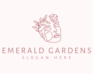 Natural Garden Face logo design