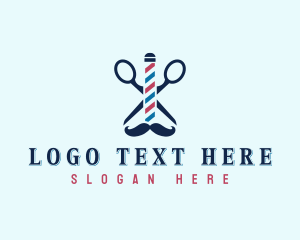 Grooming Barber Mustache Logo