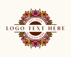 Wedding - Stylish Floral Salon logo design