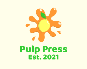 Pulp - Lemon Juice Burst logo design