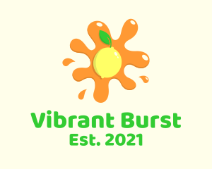 Burst - Lemon Juice Burst logo design