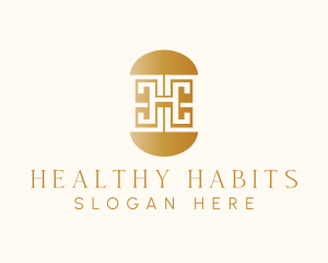 Tiles Flooring Letter H logo design