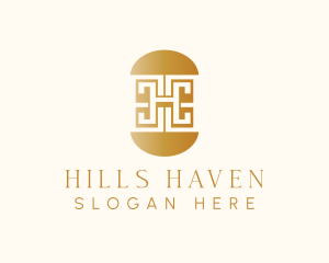 Tiles Flooring Letter H logo design