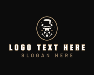 Gentleman Top Hat logo design