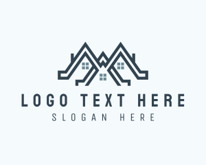 House And Lot - Home Roof Housing logo design