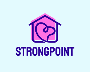Adoption - Love Home Real Estate logo design