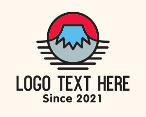 Tourist Spot - Fuji Mountain Travel logo design