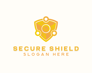 Cyber Security Shield logo design