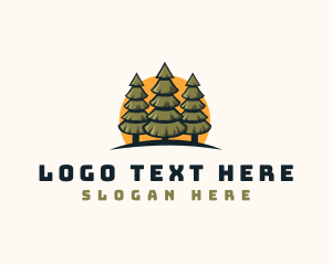 Pine - Pine Tree Forest logo design