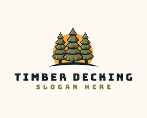 Pine Tree Forest logo design