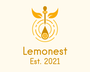 Extract - Citrus Lemon Extract logo design